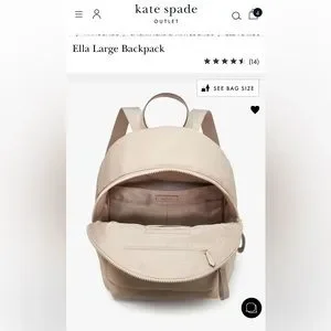 kate spade | Bags | Kate Spade Ella Large Backpack In Color  display picture 3